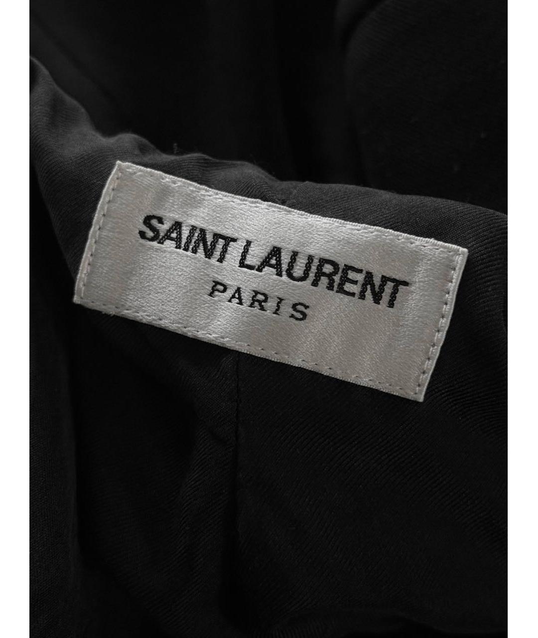 SAINT LAURENT Черный жакет/пиджак, фото 2