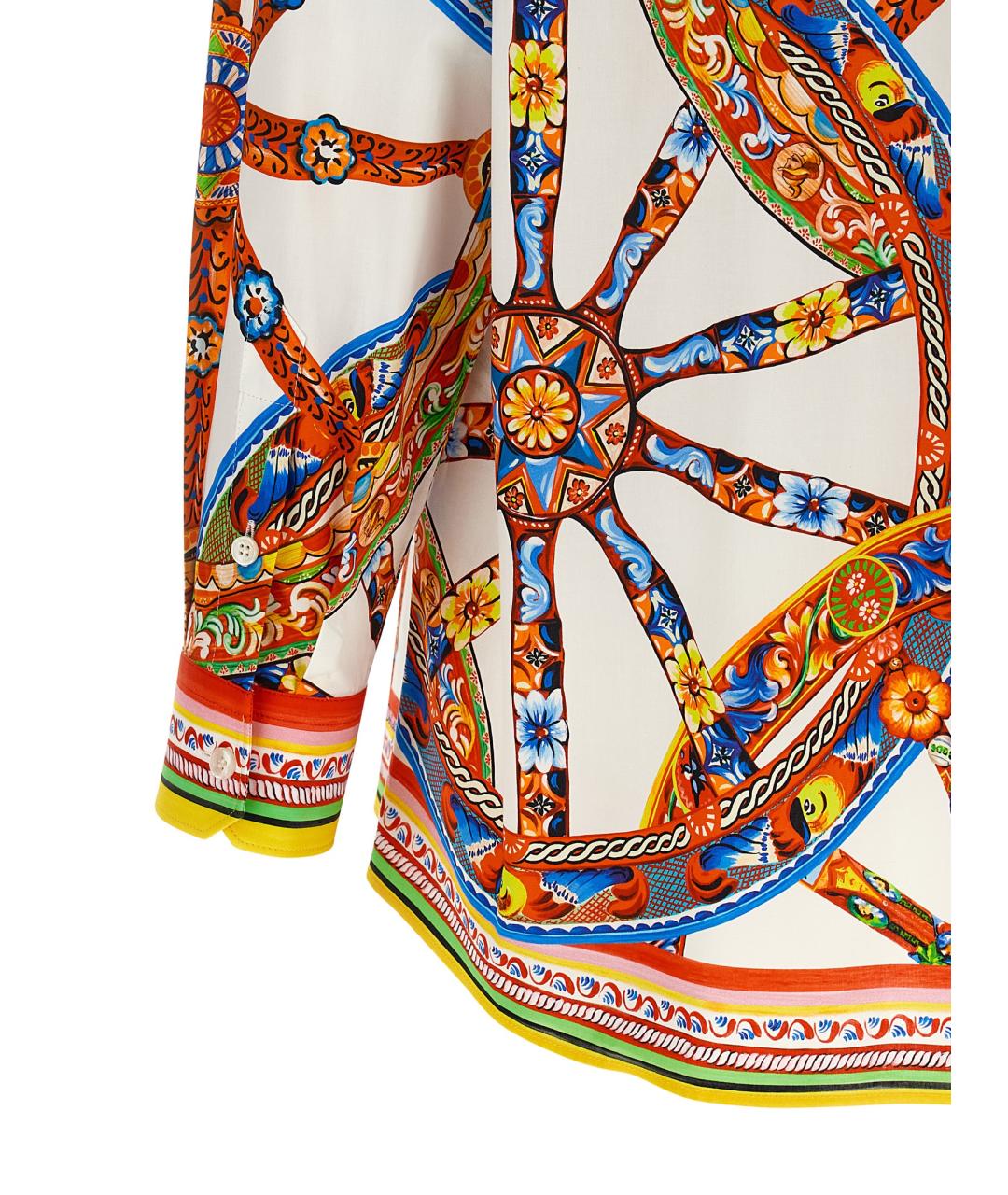 DOLCE&GABBANA Мульти хлопковая рубашка, фото 4