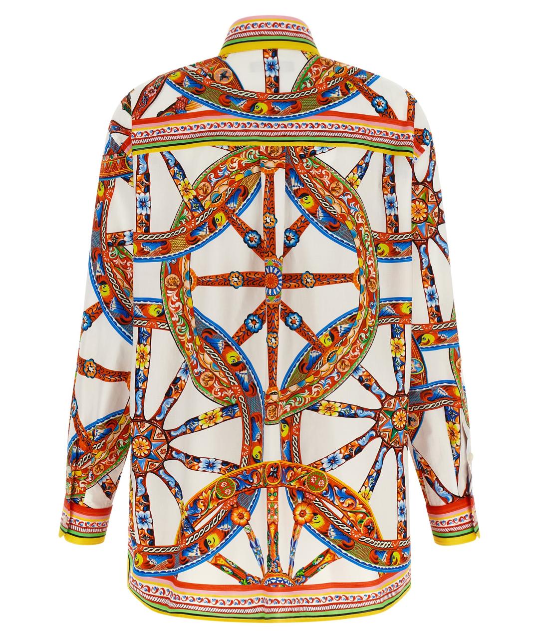 DOLCE&GABBANA Мульти хлопковая рубашка, фото 2