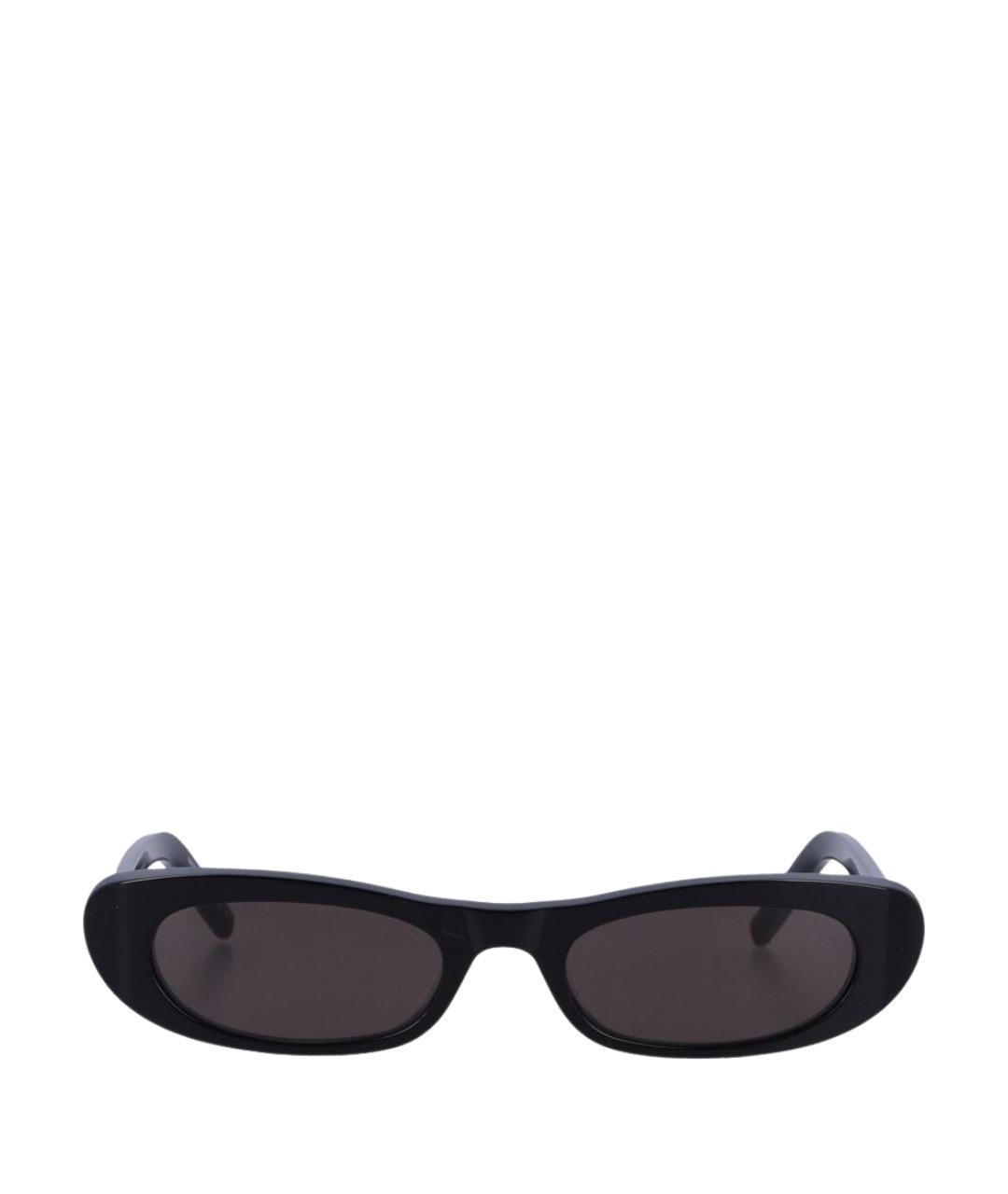 SAINT LAURENT Черные пластиковые солнцезащитные очки, фото 1