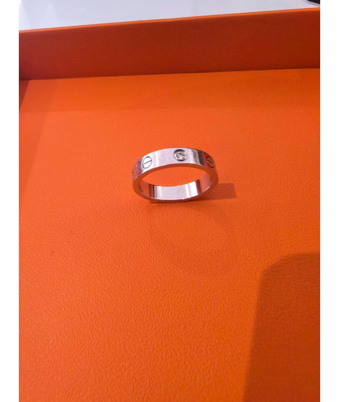 CARTIER Серебряное кольцо из белого золота, фото 2