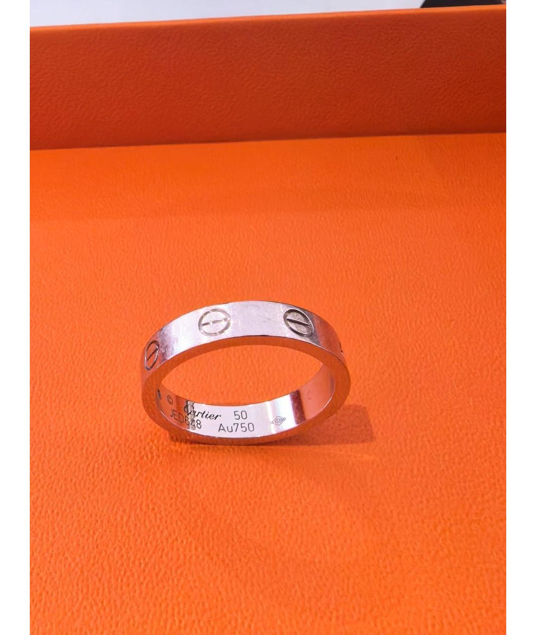 CARTIER Серебряное кольцо из белого золота, фото 3