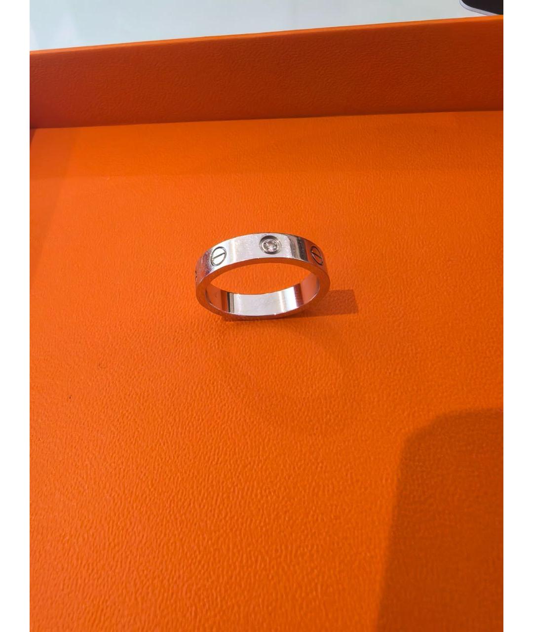 CARTIER Серебряное кольцо из белого золота, фото 4