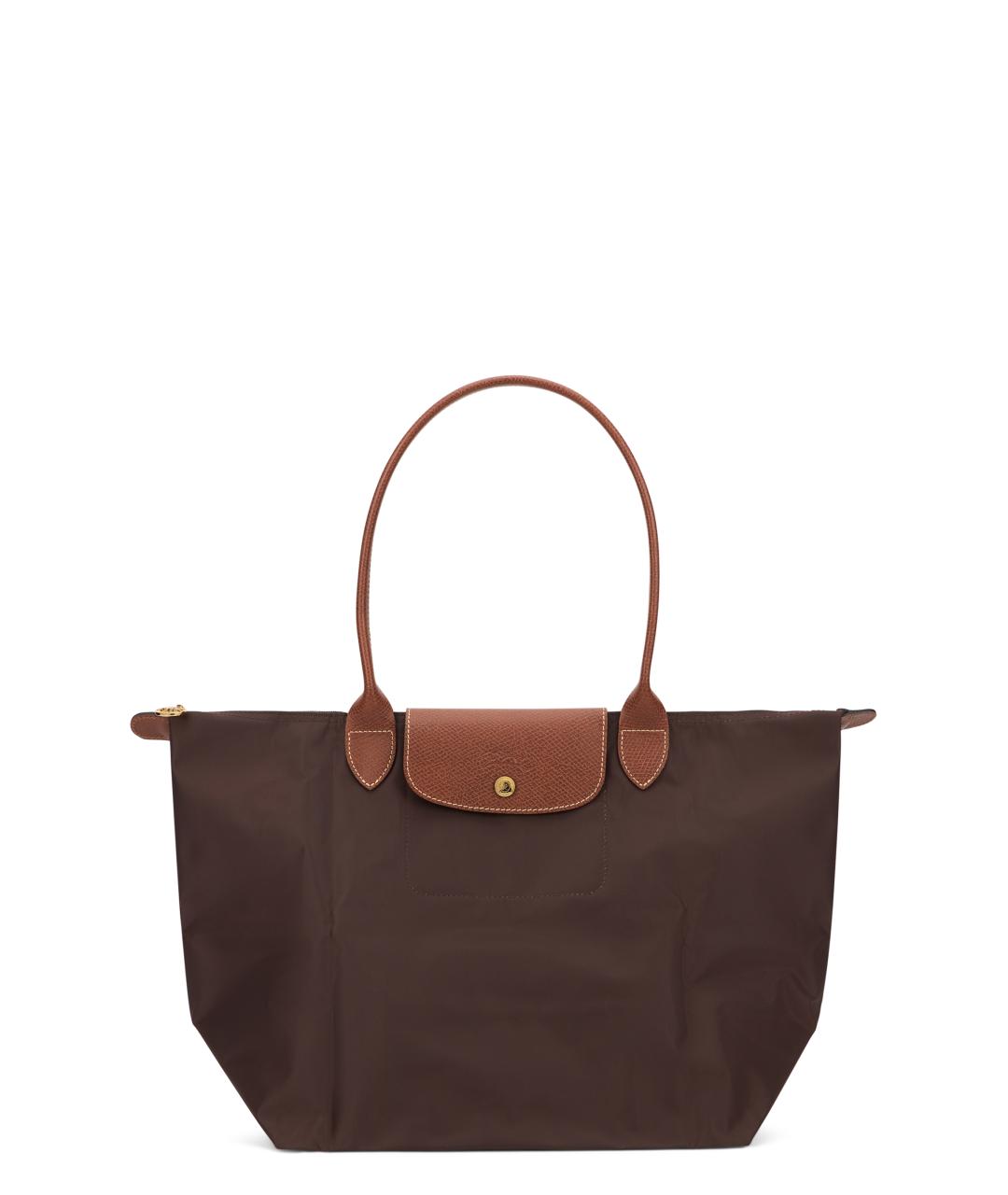 LONGCHAMP Коричневая нейлоновая сумка тоут, фото 1