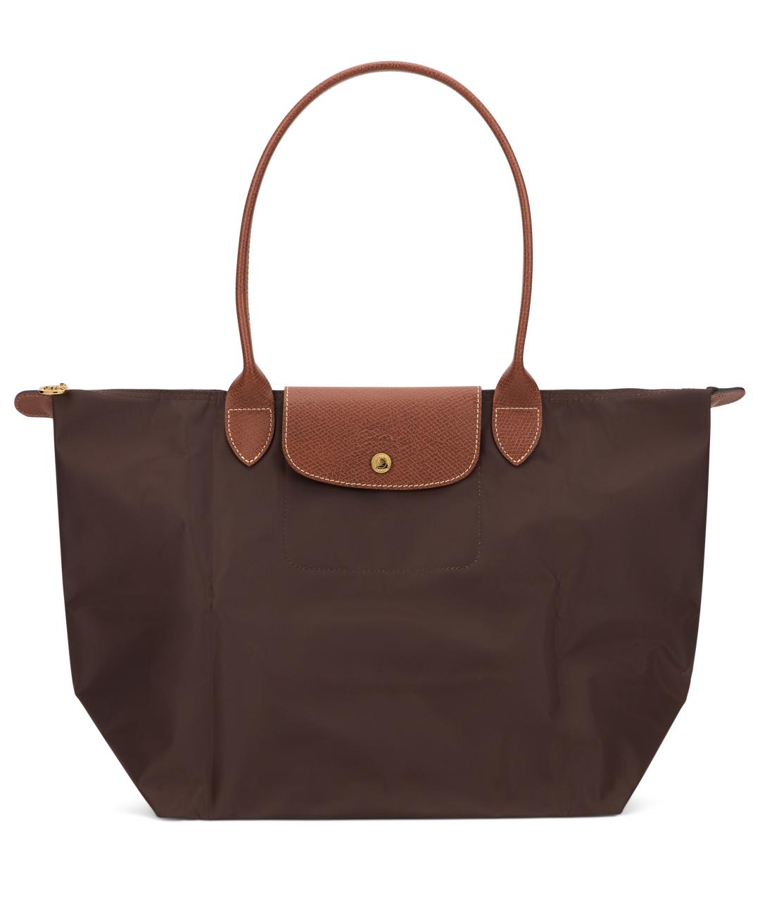 LONGCHAMP Коричневая нейлоновая сумка тоут, фото 2