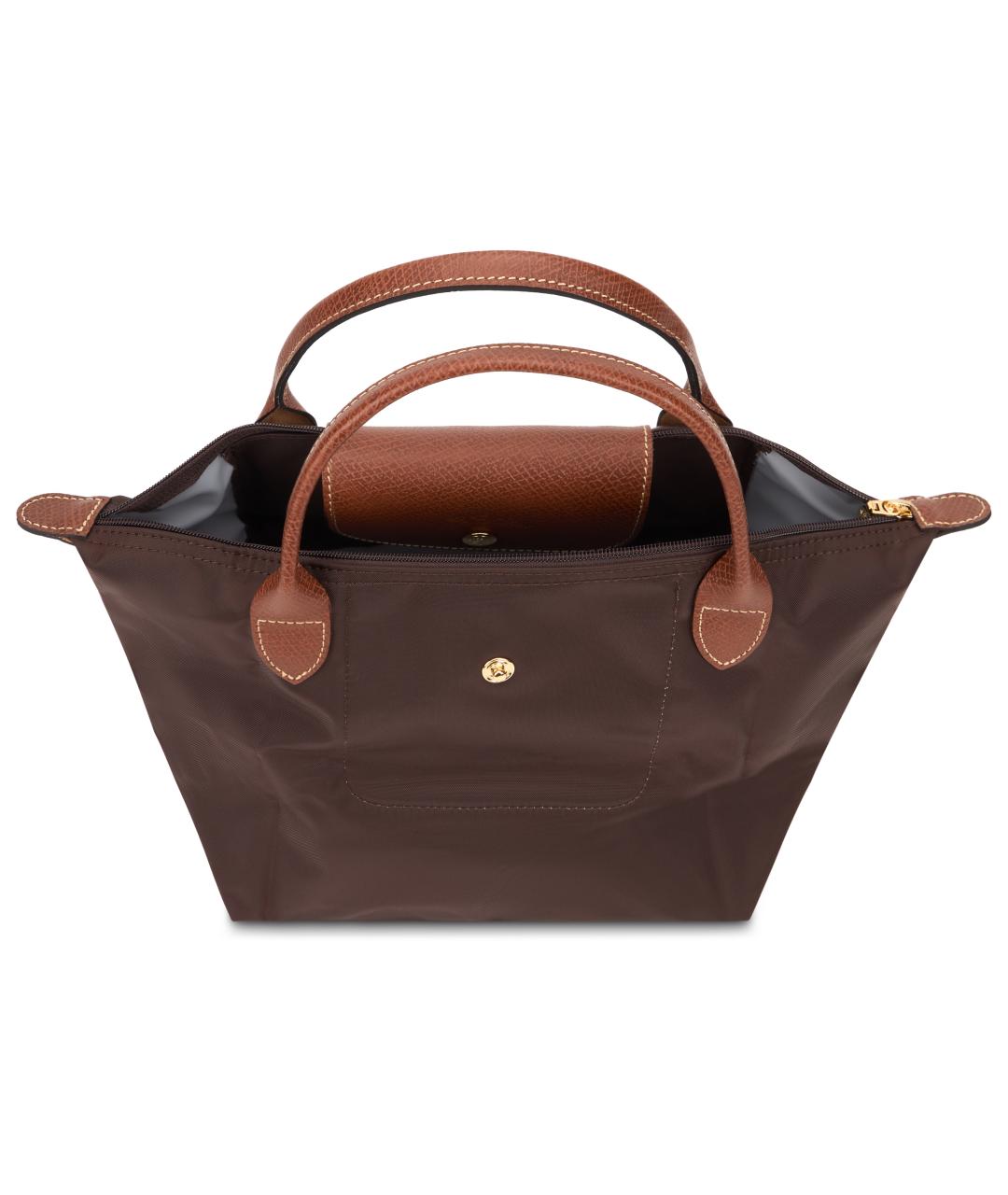LONGCHAMP Коричневая нейлоновая сумка тоут, фото 5