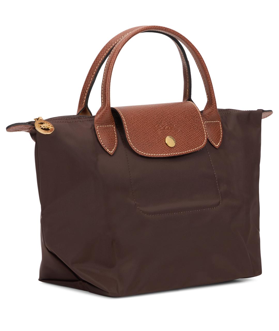 LONGCHAMP Коричневая нейлоновая сумка тоут, фото 3