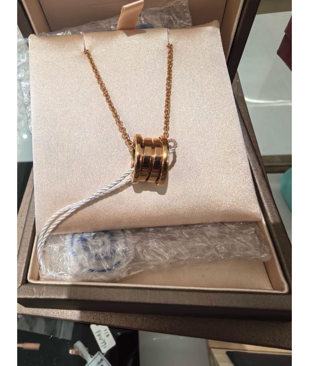 BVLGARI Золотое колье из розового золота, фото 2