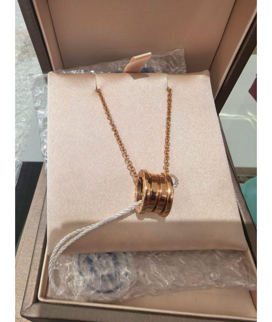 BVLGARI Золотое колье из розового золота, фото 3