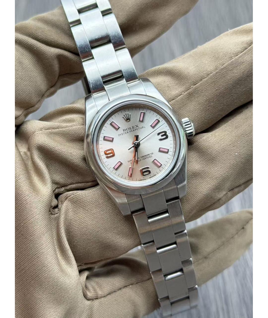 ROLEX Серебряные часы, фото 2
