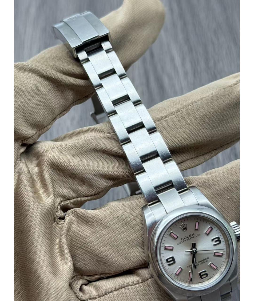 ROLEX Серебряные часы, фото 3