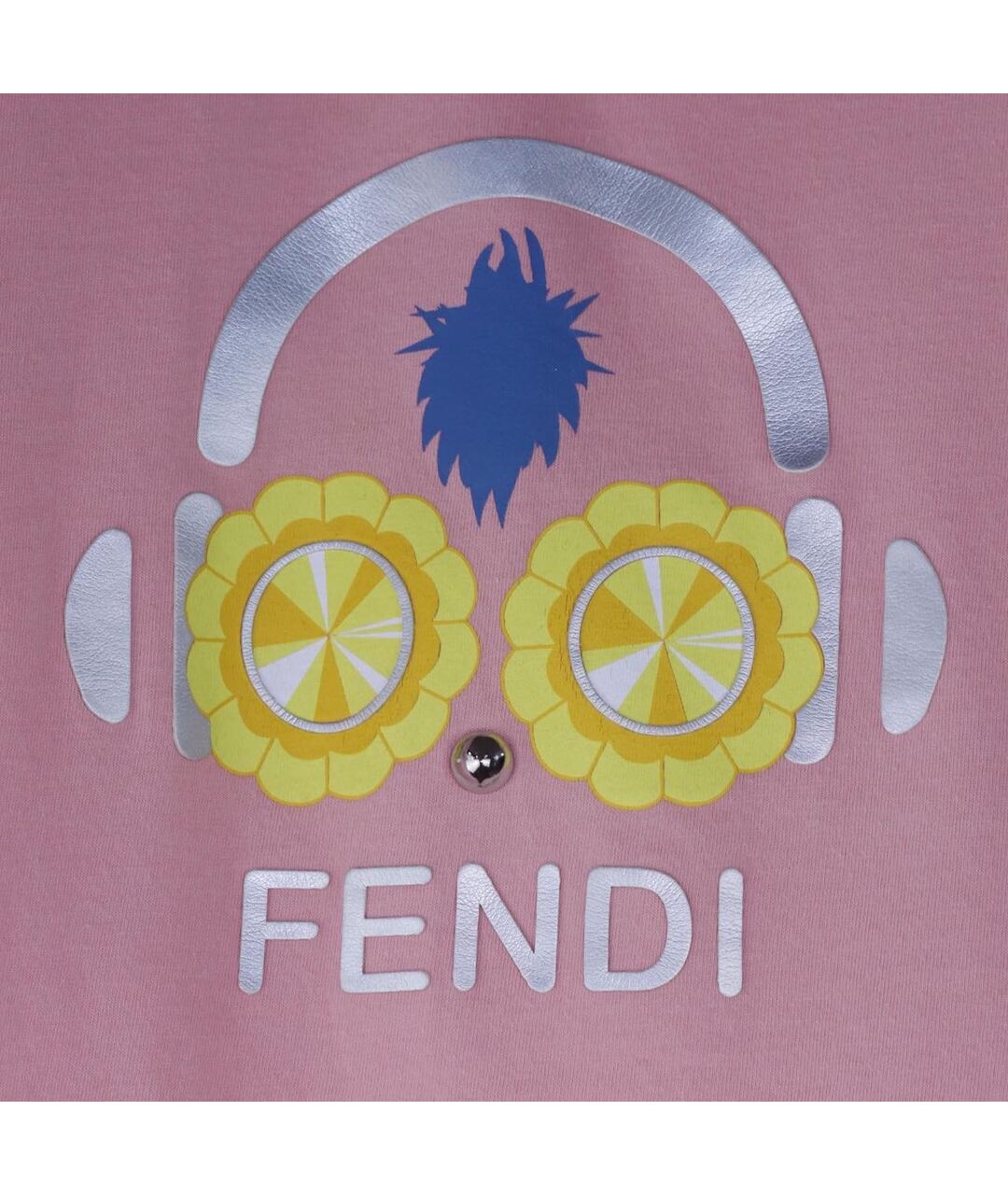 FENDI Розовый хлопковый детская футболка / топ, фото 3