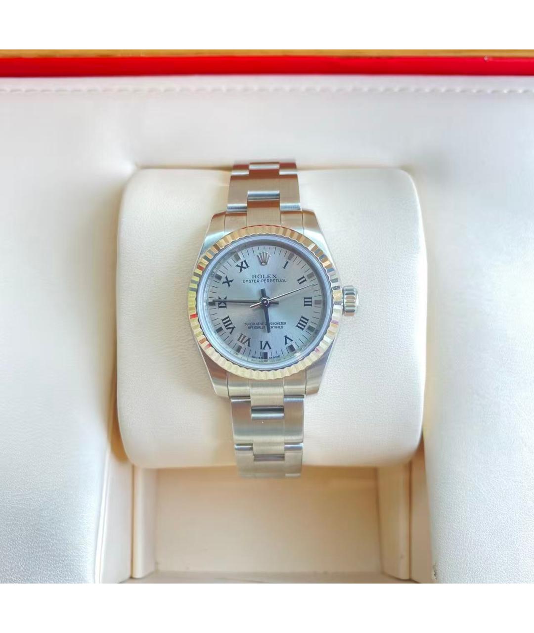 ROLEX Серебряные часы, фото 3