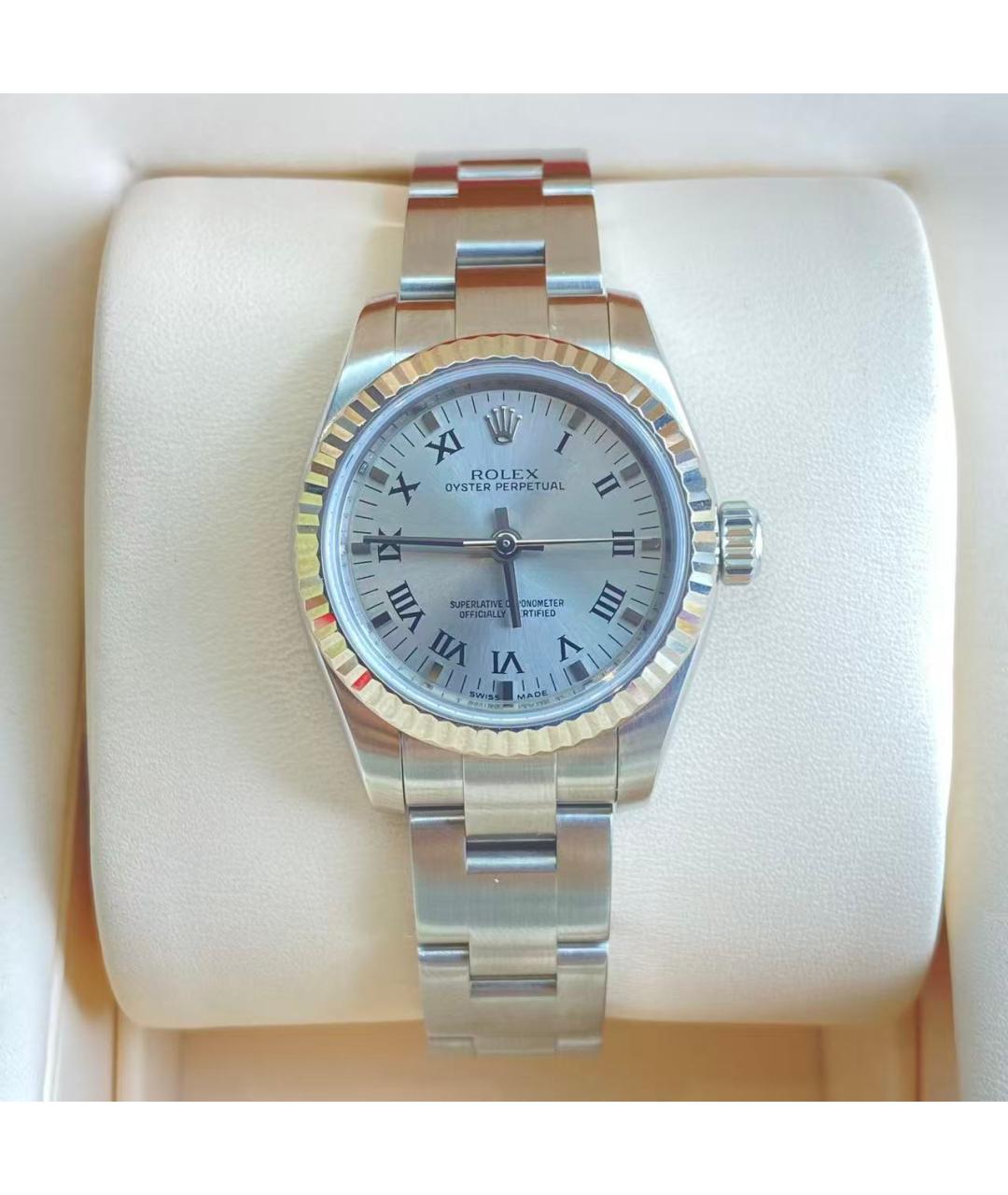 ROLEX Серебряные часы, фото 2