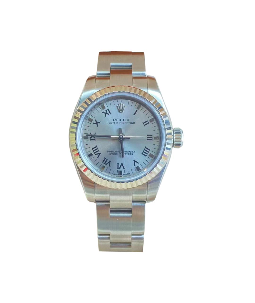 ROLEX Серебряные часы, фото 6