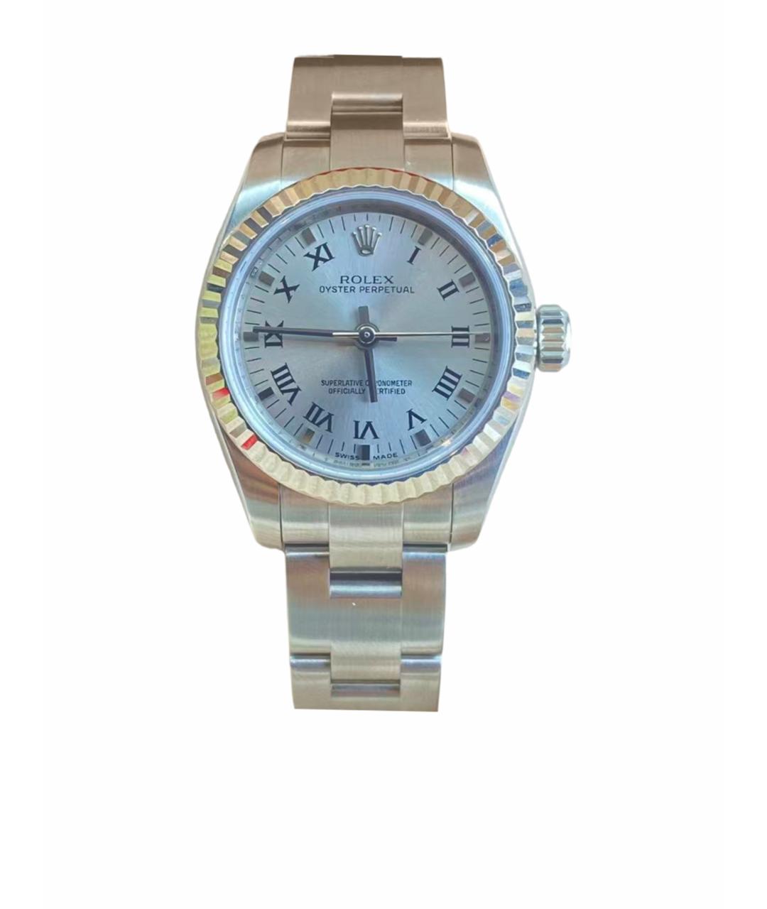 ROLEX Серебряные часы, фото 1