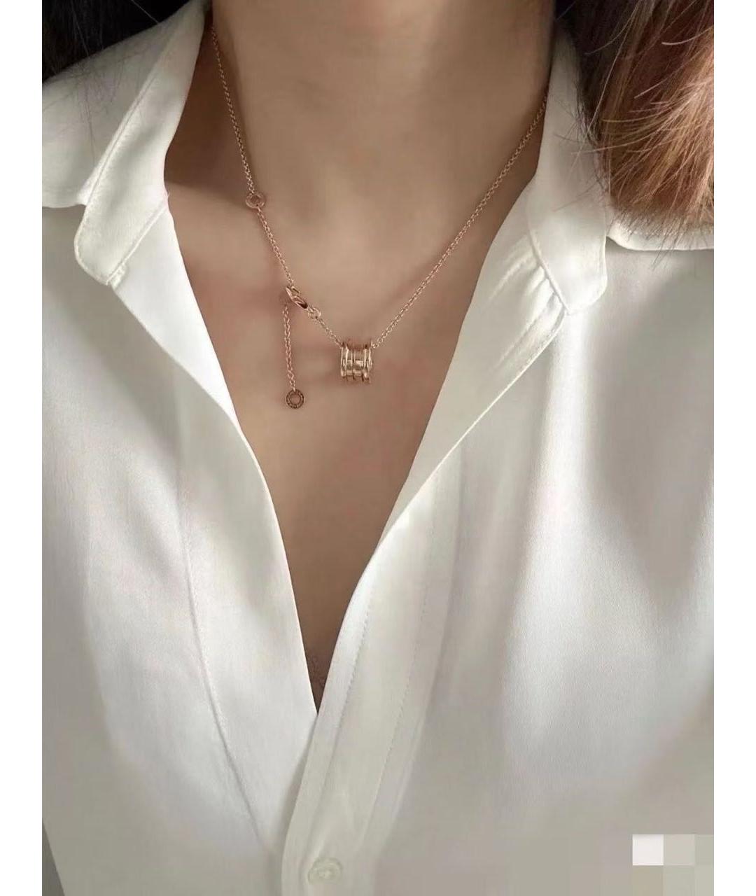 BVLGARI Золотое колье из розового золота, фото 4