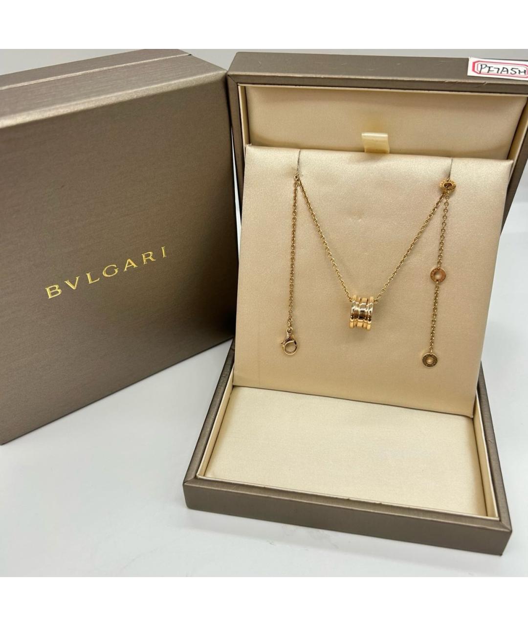 BVLGARI Золотое колье из розового золота, фото 5