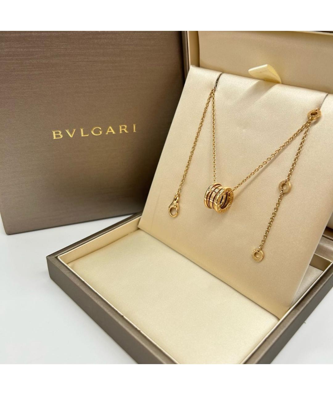BVLGARI Золотое колье из розового золота, фото 3
