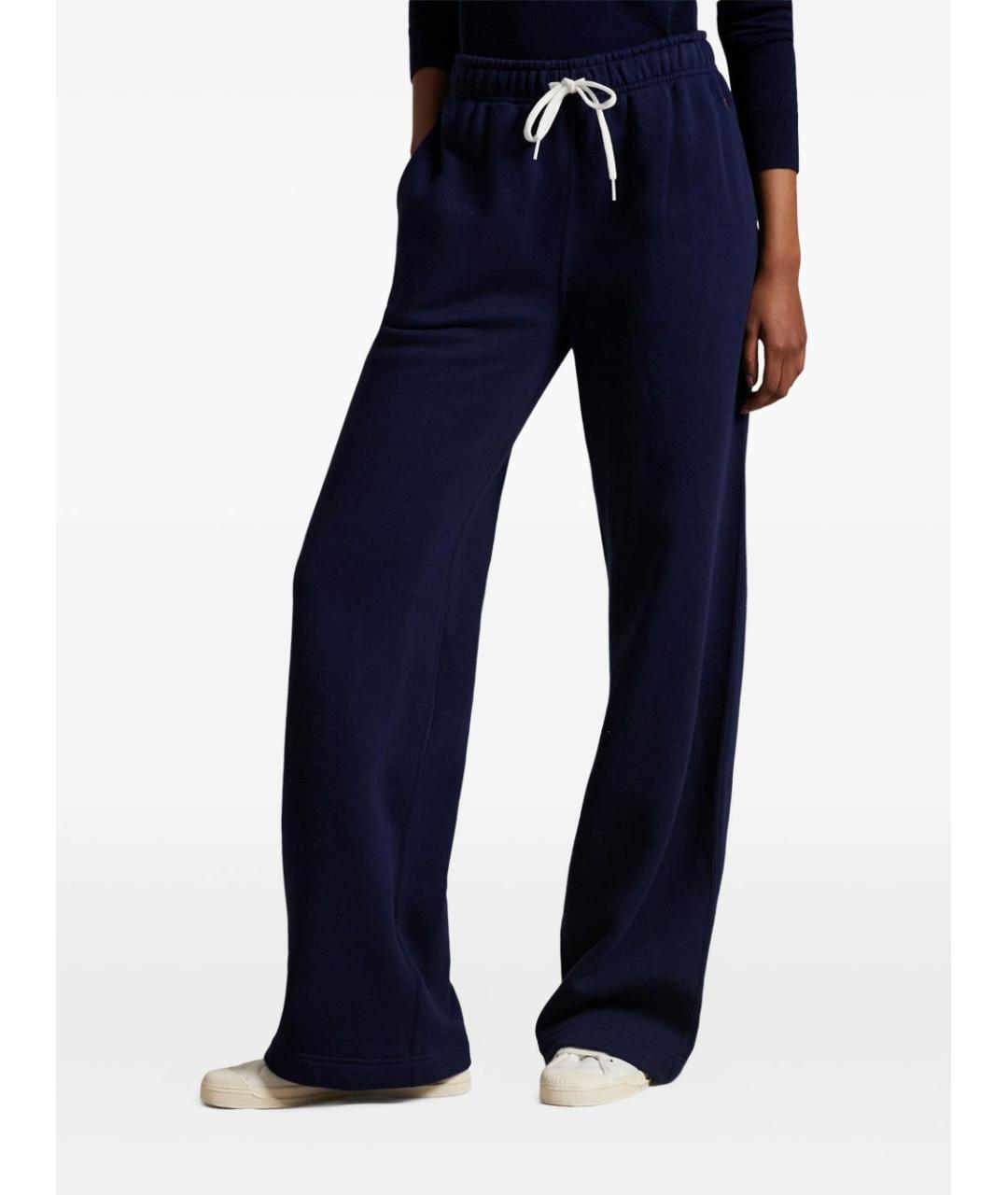 POLO RALPH LAUREN Темно-синие хлопковые спортивные брюки и шорты, фото 4