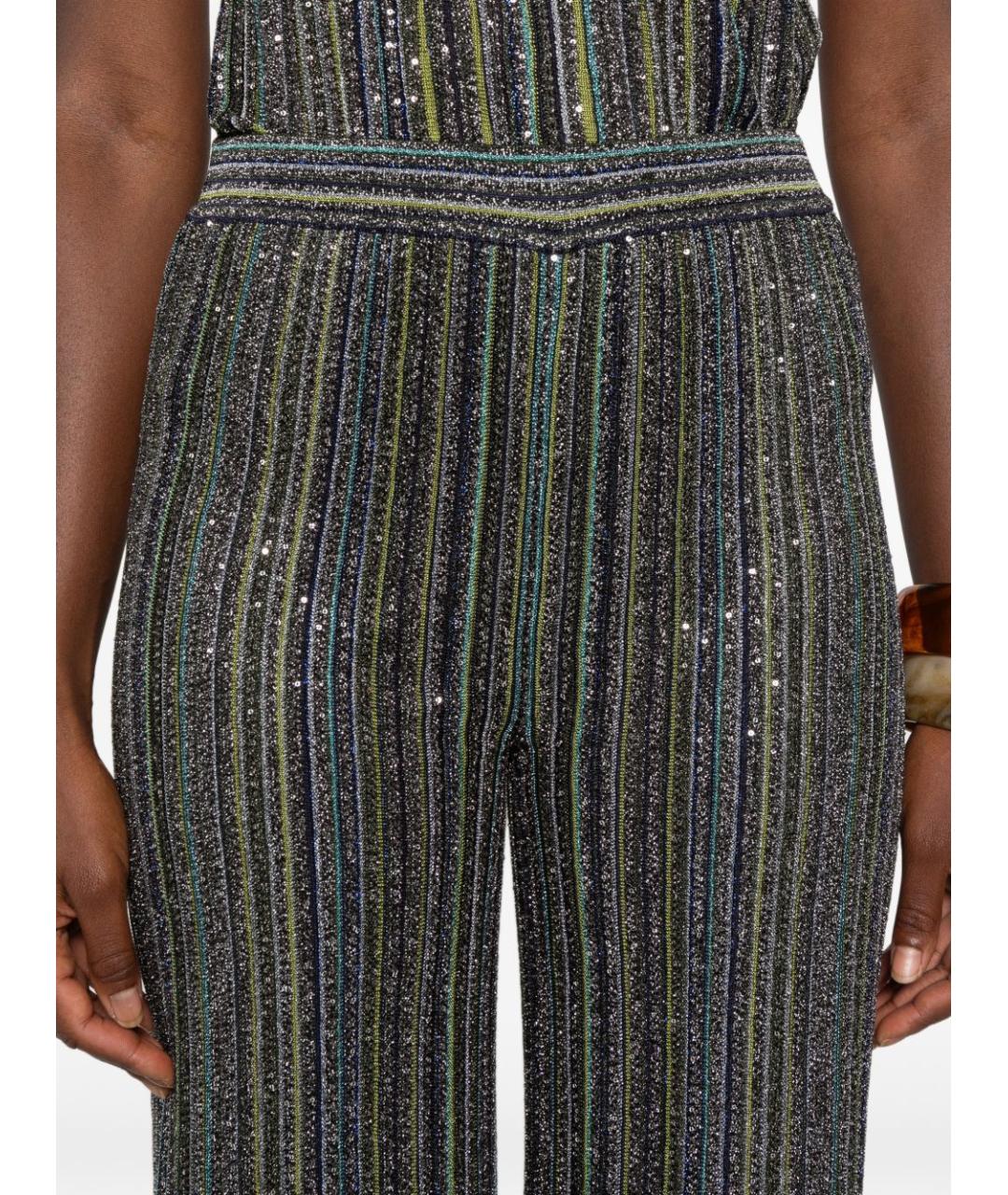 MISSONI Зеленые вискозные брюки широкие, фото 5