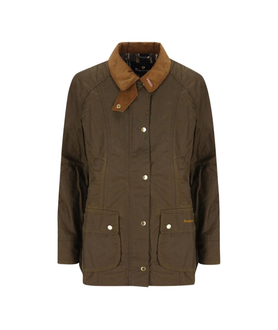 BARBOUR Коричневая хлопковая куртка, фото 1