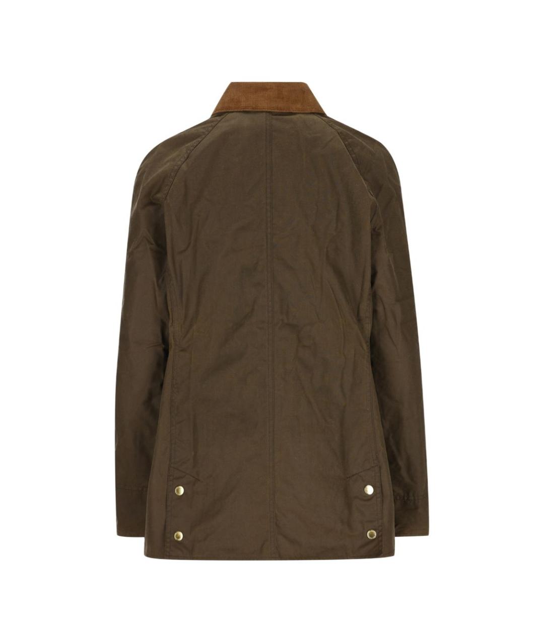 BARBOUR Коричневая хлопковая куртка, фото 3