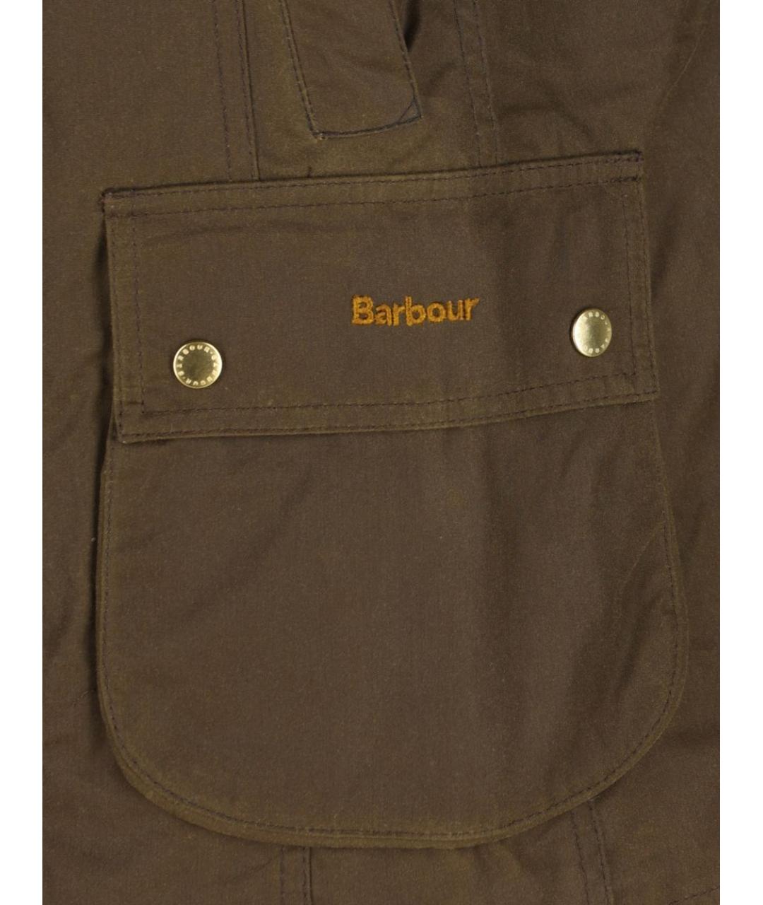 BARBOUR Коричневая хлопковая куртка, фото 2