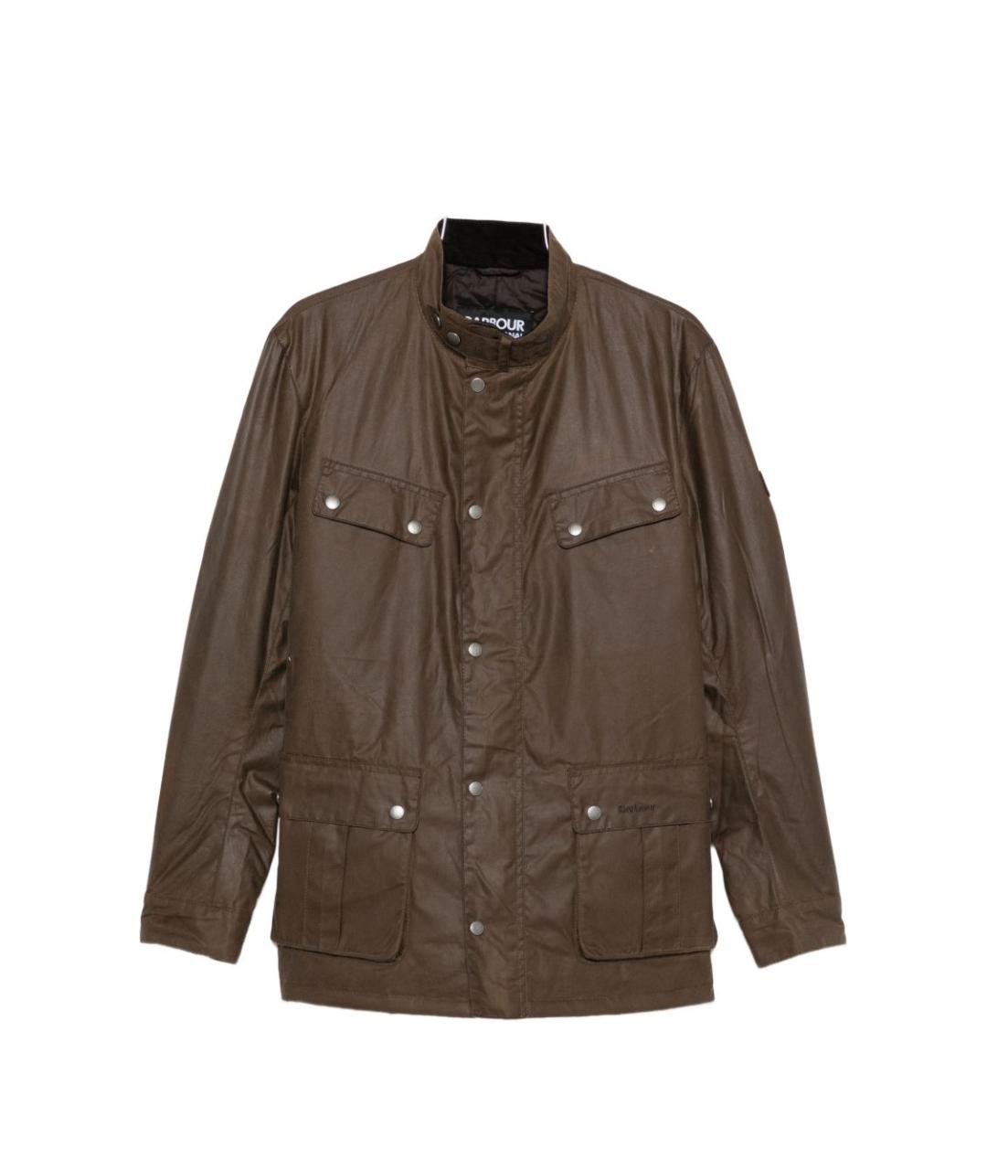 BARBOUR Коричневая хлопковая куртка, фото 1