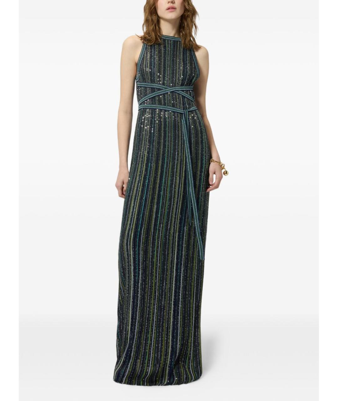 MISSONI Зеленое вискозное платье, фото 3