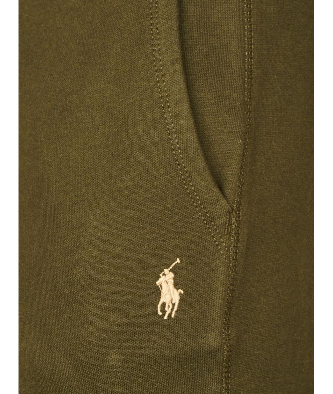 POLO RALPH LAUREN Хаки хлопковые повседневные брюки, фото 3