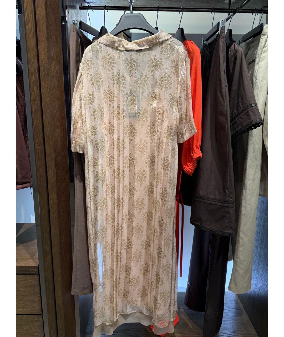 FENDI Розовое шелковое платье, фото 2