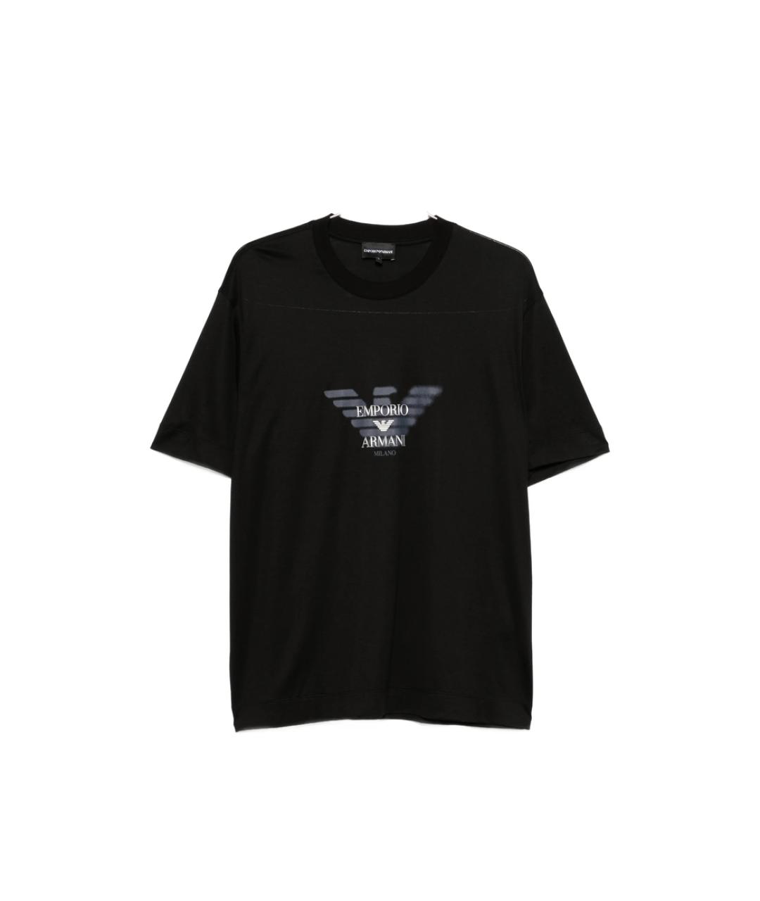 EMPORIO ARMANI Черная футболка, фото 1