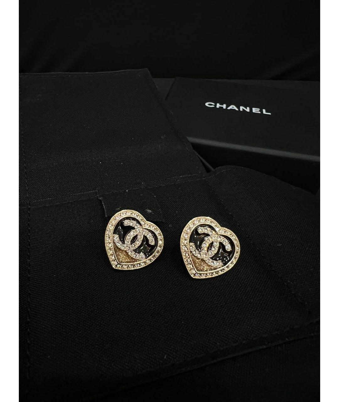 CHANEL Золотые серьги, фото 5
