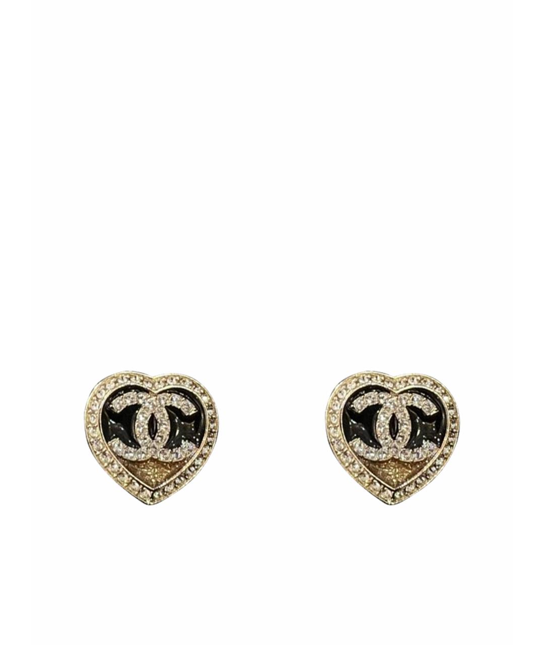CHANEL Золотые серьги, фото 1