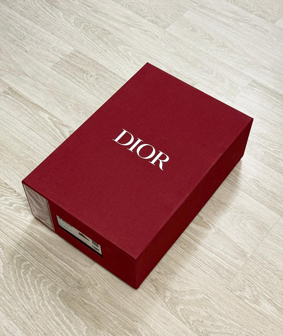 CHRISTIAN DIOR Красные кожаные кеды, фото 9