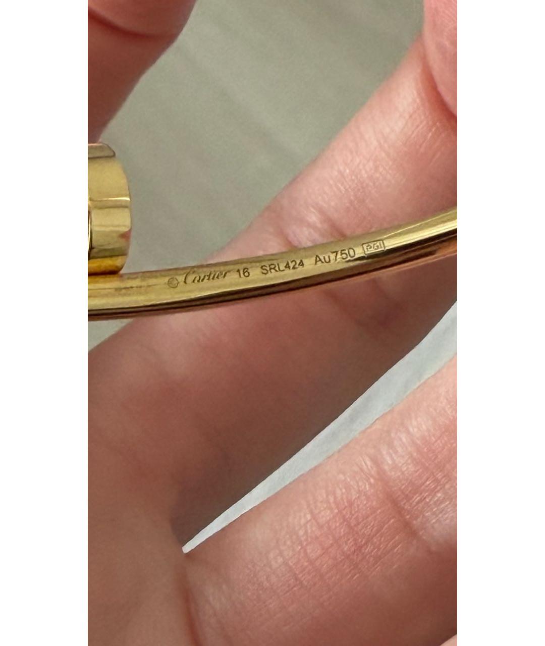 CARTIER Желтый браслет из желтого золота, фото 4