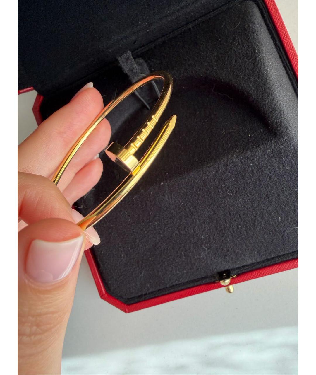 CARTIER Желтый браслет из желтого золота, фото 2