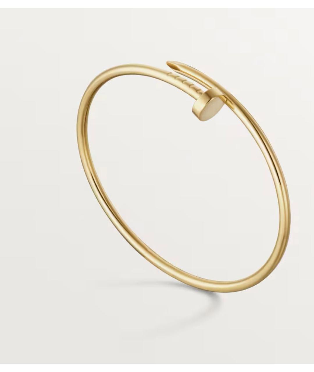 CARTIER Желтый браслет из желтого золота, фото 9