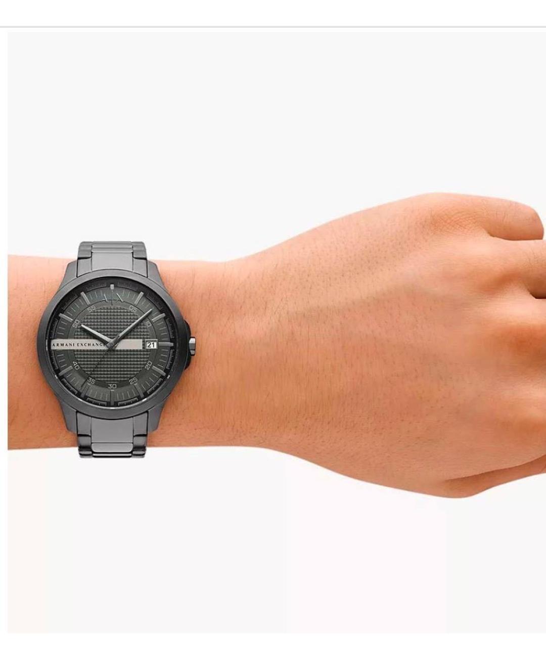 ARMANI EXCHANGE Черные стальные часы, фото 2