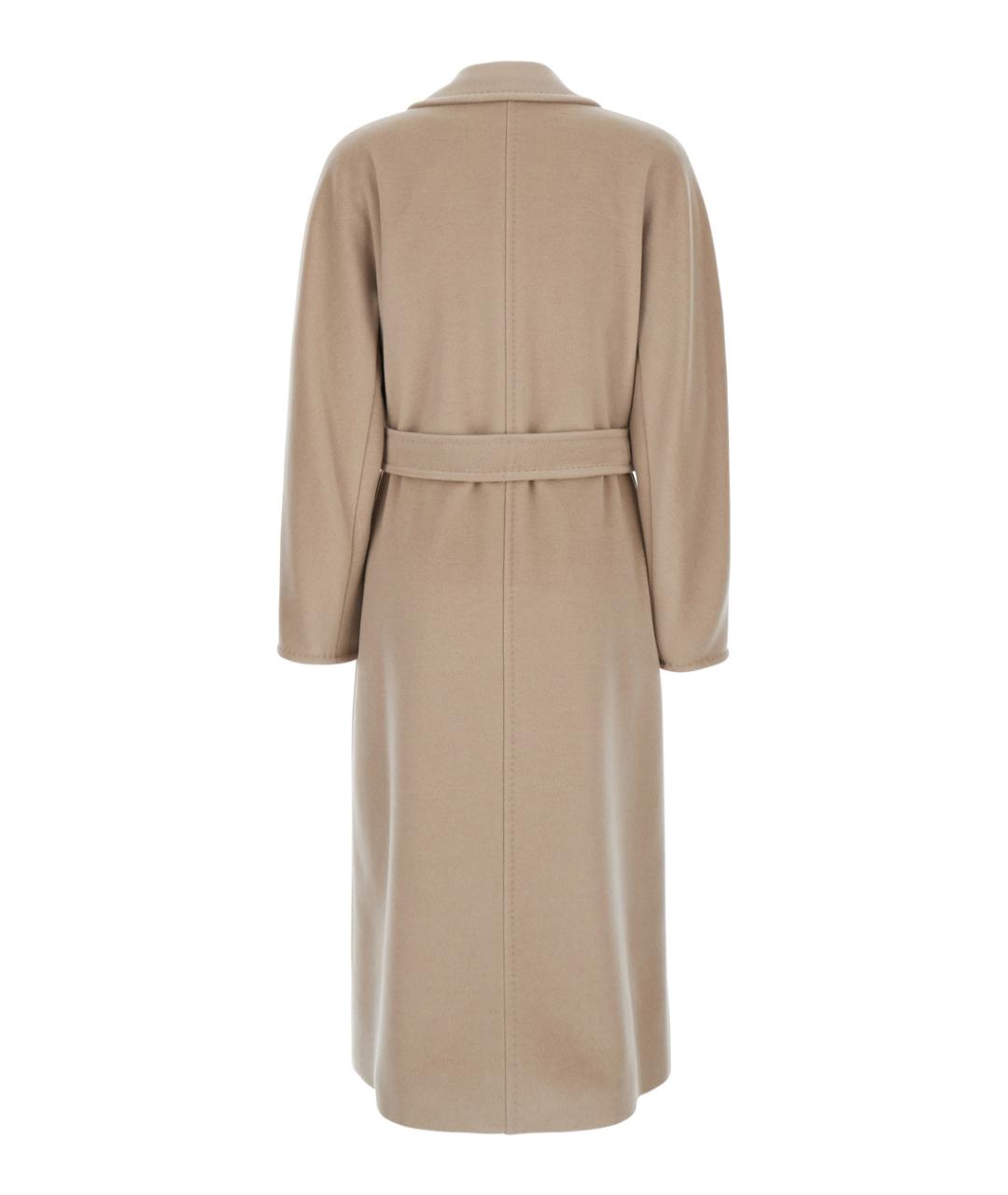 MAX MARA Бежевое шерстяное пальто, фото 2