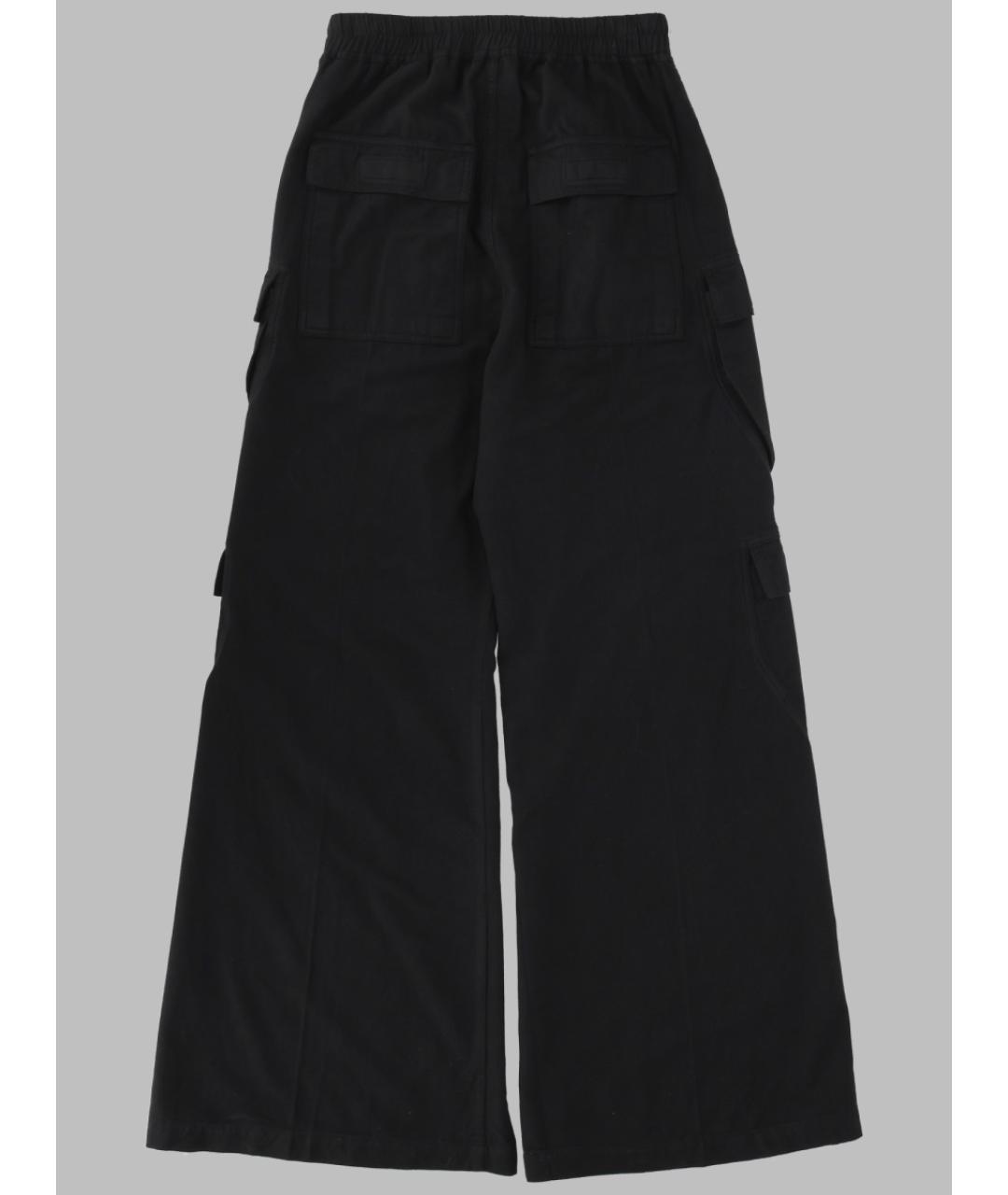 RICK OWENS DRKSHDW Черные хлопковые повседневные брюки, фото 2