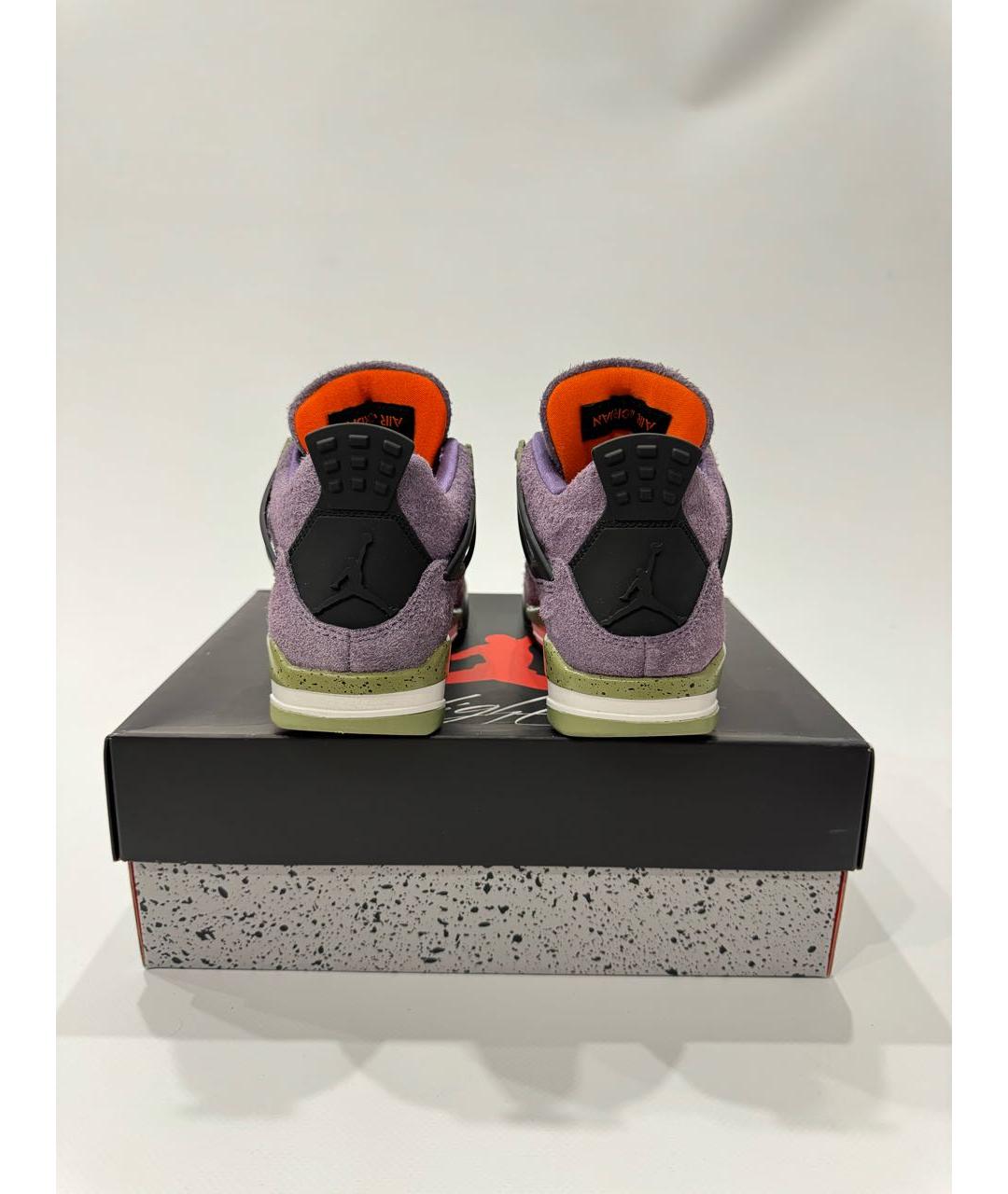 NIKE Фиолетовые замшевые кроссовки, фото 3