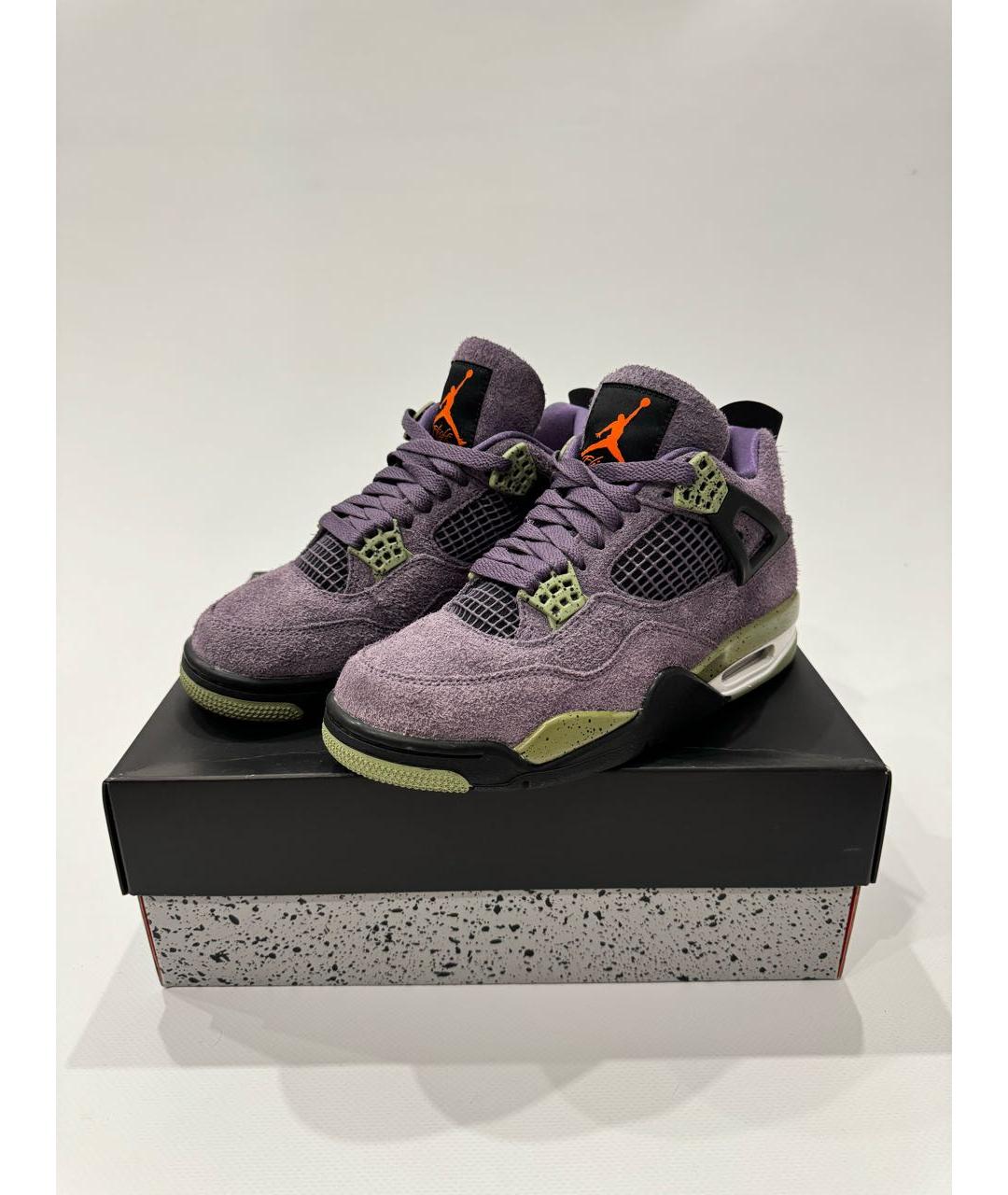 NIKE Фиолетовые замшевые кроссовки, фото 6