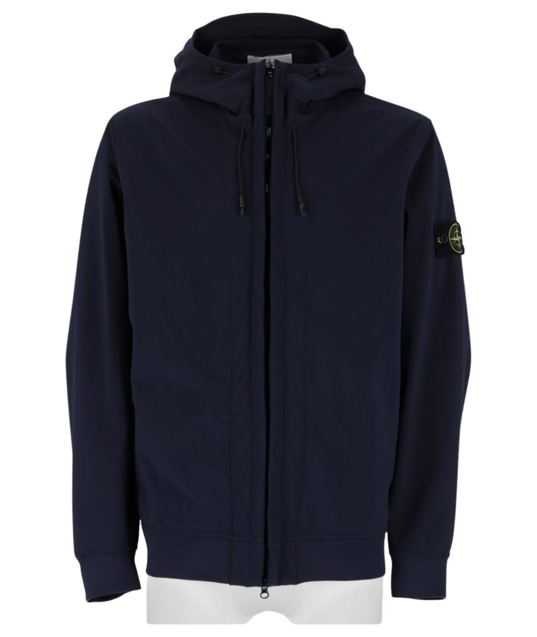 STONE ISLAND Синяя полиэстеровая куртка, фото 1