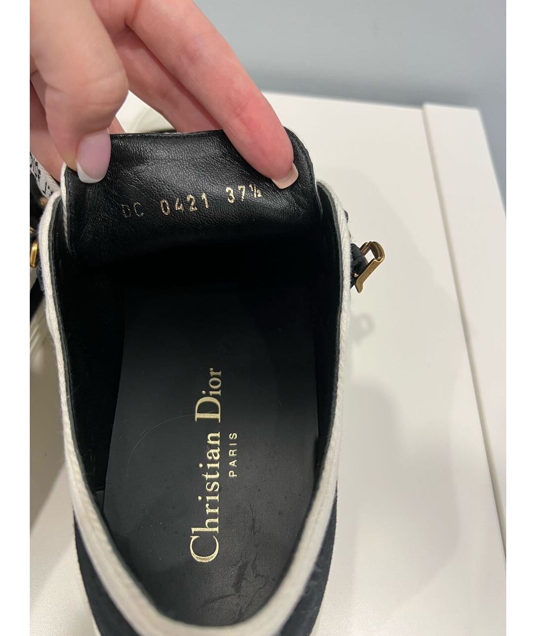 CHRISTIAN DIOR Черные кеды, фото 4