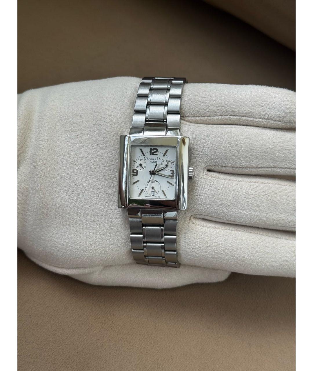 CHRISTIAN DIOR Серебряные стальные часы, фото 8