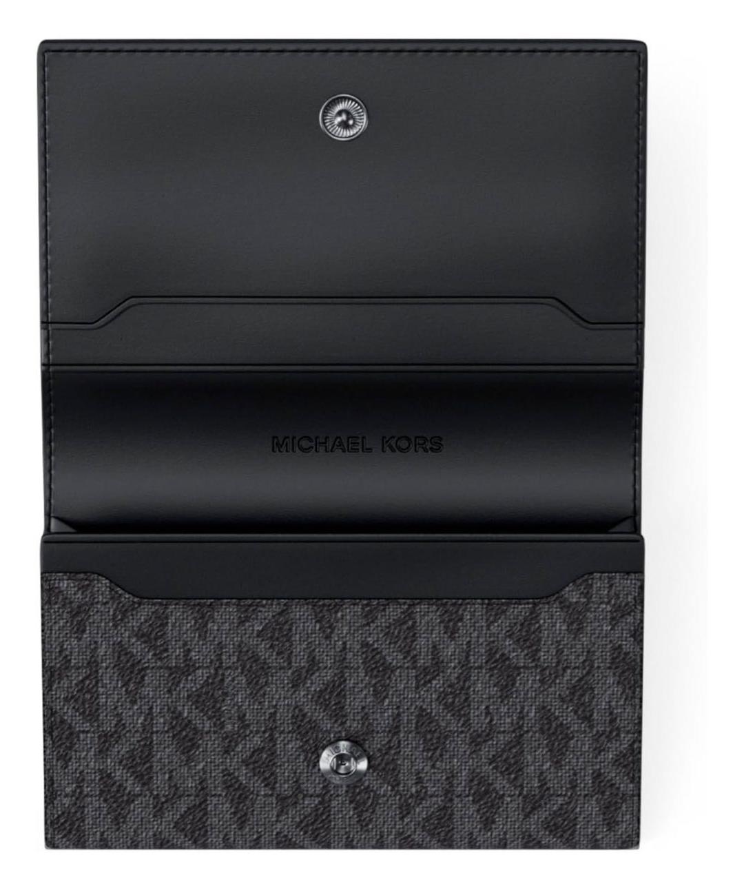 MICHAEL KORS Черный кошелек из искусственной кожи, фото 2