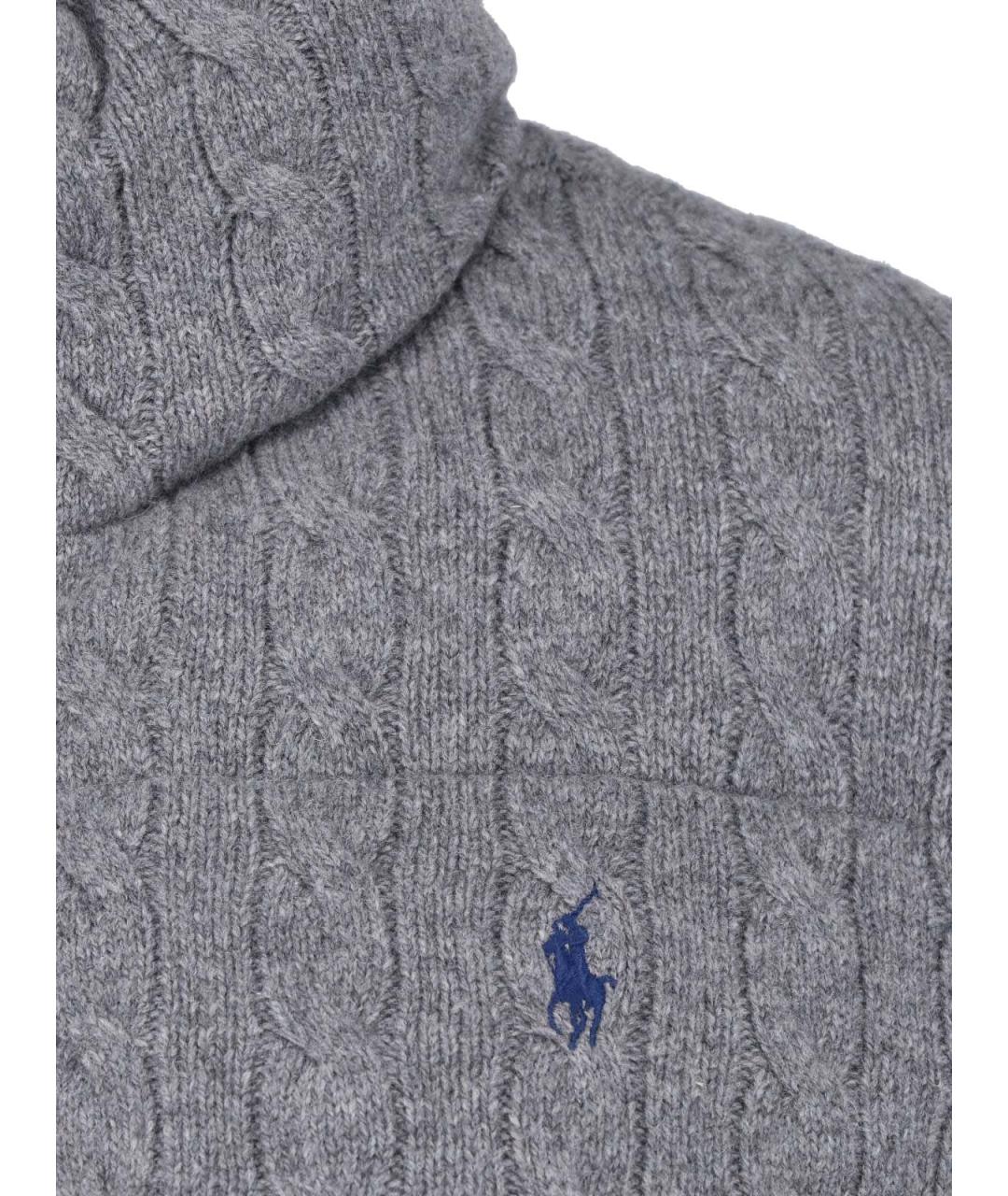 POLO RALPH LAUREN Серая шерстяная куртка, фото 4