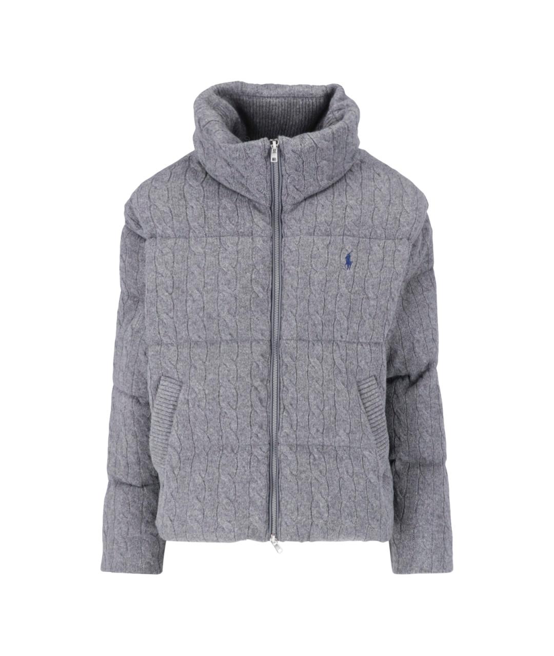 POLO RALPH LAUREN Серая шерстяная куртка, фото 1